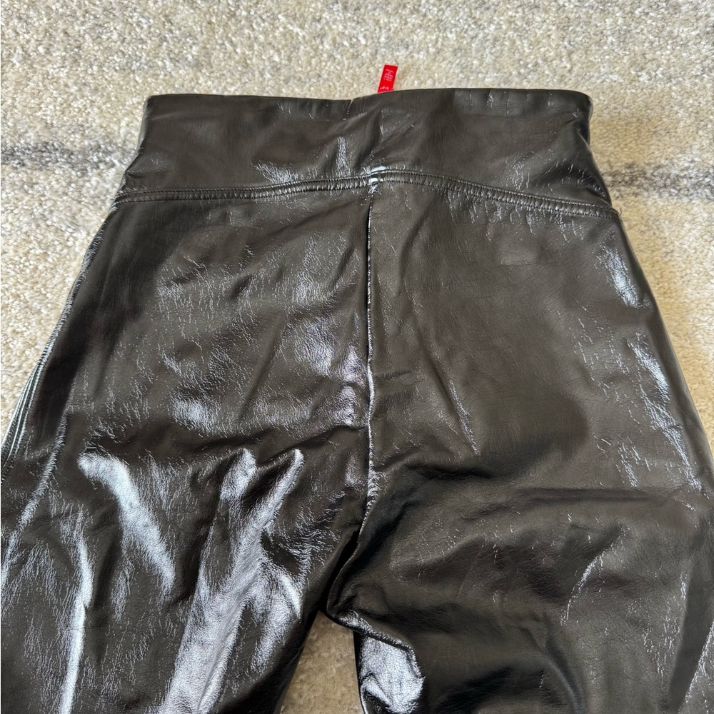 SPANX Black leather Leggings - Picture 9 of 14